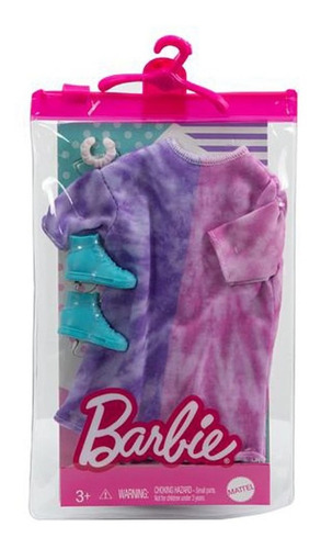 Barbie Moda Ropa Y Accesorios Blusón Pulsera Y Botines