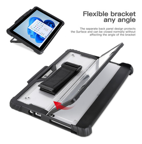 ª Funda Antiimpacto For Surface Pro 4 5 6 7 7+ Con Correa
