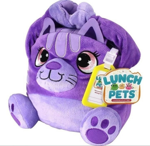 Lonchera Pets Térmica De Peluche Para Niños Niñas Lunch