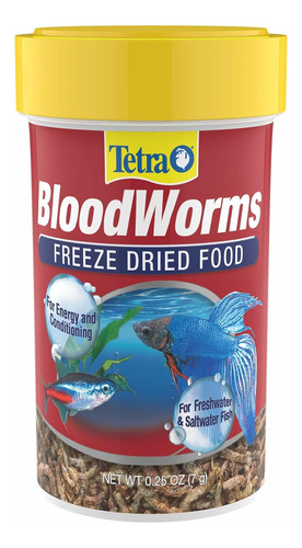 Dulces Secos Congelados Tetra Blood Worms