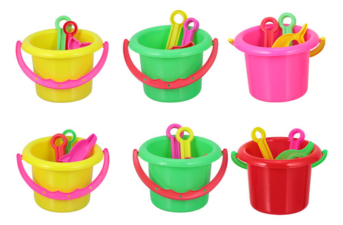 J Cubetas De Playa Mini Toys Para Niños, 24 Unidades