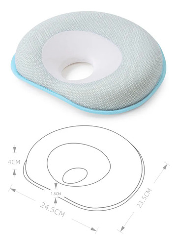 Almohada To Memory Para Recién Nacidos Para Cabeza Plana