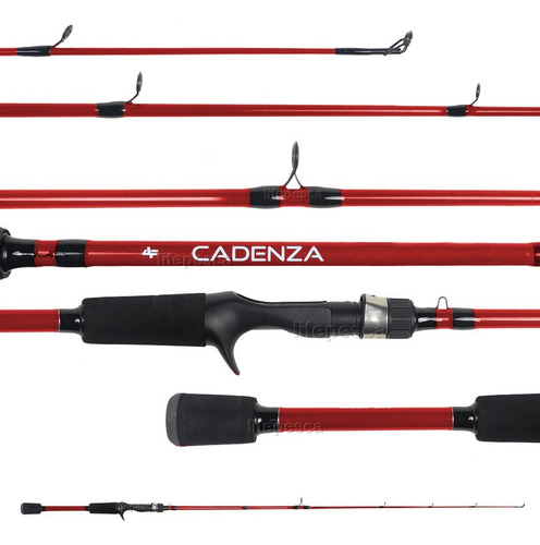 Vara P/ Carretilha Albatroz Cadenza (1,68m) 6-12lb Inteiriça