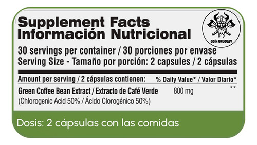 Extracto De Café Verde + Vitamina C 1000 Mg 100tab Qualivits