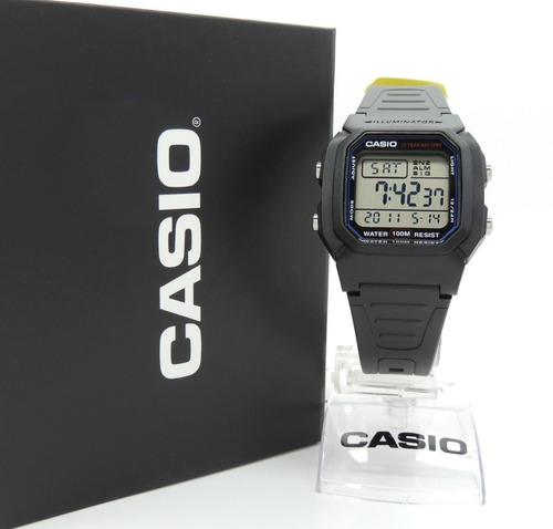 Relógio Casio Modelo: W-800h-1avdf - Nf + 1 Ano De Garantia