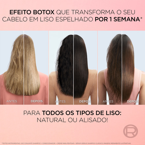 Condicionador Limpa E Fortalece Liso Dos Sonhos Elseve 200ml