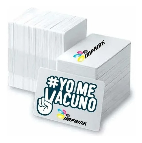 Imagen 6 de 6 de Tarjetas Pvc Imprimibles O Sublimables 230 Unidades Imprink