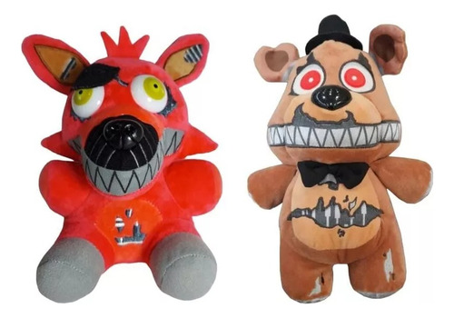 Pack 2 Peluche Five Nights At Freddys Colección Completa 