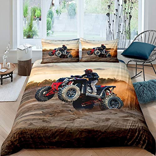 Motocross Racer Juego De Ropa De Cama Mountain Dirt Bike Jue