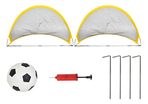 Portería De Fútbol Plegable, 65 Cm, Gran Tamaño, Red De Fútb