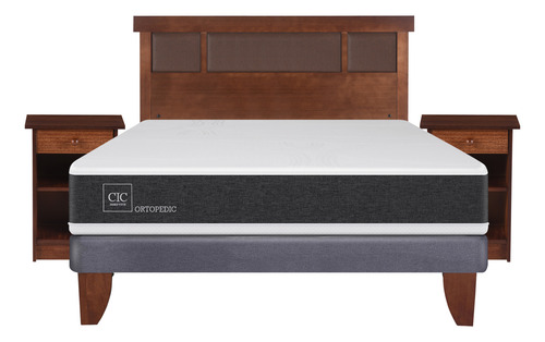 Cama Europea Gris