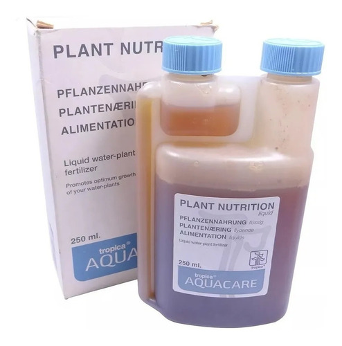 Tropica Plant Nutrition 250ml  Fertilizante Aquário Plantado