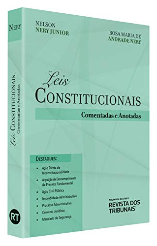 Libro Leis Constitucionais Comentadas E Anotadas De Rosa Mar