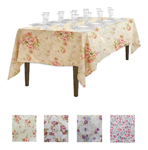 Mantel Rectangular Mesa De Comedor - Anti Manchas 230x150cm