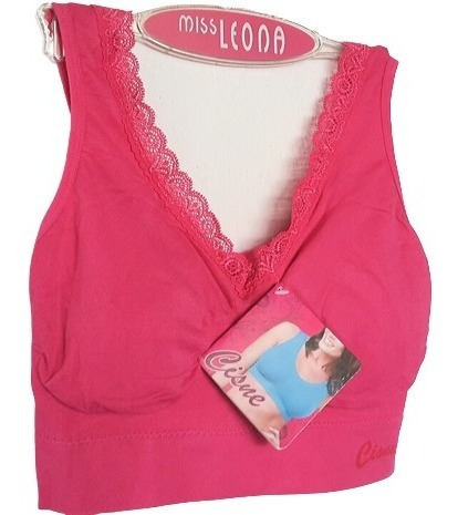 Imagen 2 de 9 de Top Crop Sosten Deportivo Push Up Relleno Gym Gimnasio