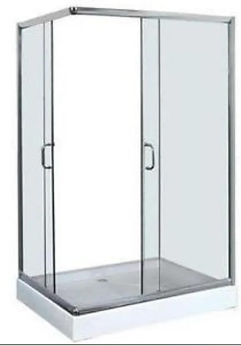 Shower Door Rectangular 80x120x195 Vidrio Templado Derecho