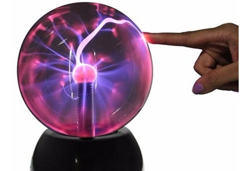 Lampara De Bola Plasma Efecto Rayos Tamaño Grade