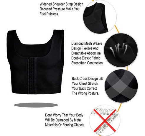 Men Ginecomastia Shaper New Pecho Control Tetas