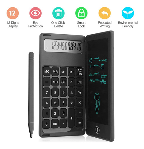 Bloc De Notas G0calculator, Tableta De Escritura Lcd De 6 Pu