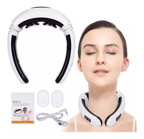 Masajeador De Cuello Electrico Para Terapia Cervical Color Blanco 100V/240V