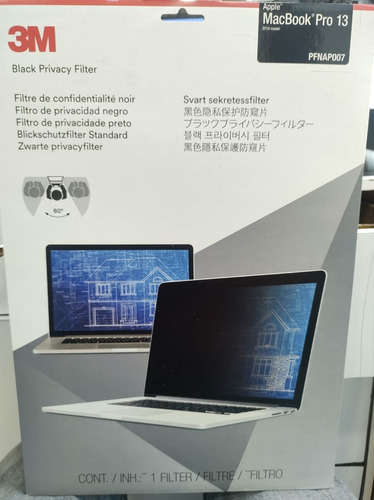 Filtro De Privacidad Negro 3m Para Apple Macbook Pro 13