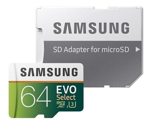 Imagen 3 de 3 de Tarjeta de memoria Samsung MB-ME64GA/AM Evo Select con adaptador SD 64GB