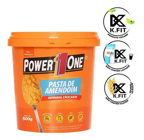 Pasta De Amendoim Crocante 1kg - Power One