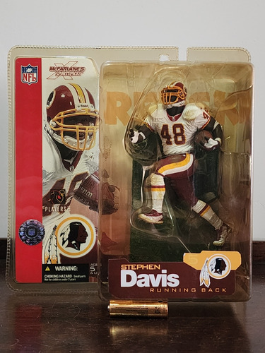 Mcfarlane Nfl Stephen Davis Washington Redskins W S05 2002 C