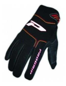 Guantes Moto Progrip Neopreno Superflex Negro+rojo