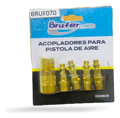 Acopladores Para Pistola De Aire 220802 Brufer