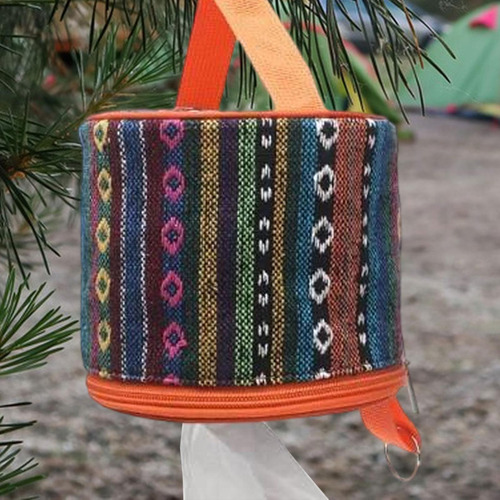 Case De Tejido De Estilo Étnico, Cubierta De Rollo De
