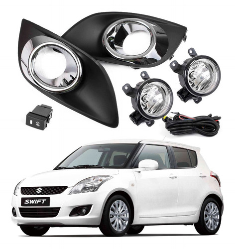 Kit Faros Niebla Suzuki Swift 2012 2013 Biseles Y Switch