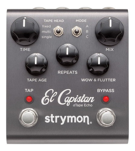 Pedal de efeito Strymon El Capistan dTape Echo  cinza