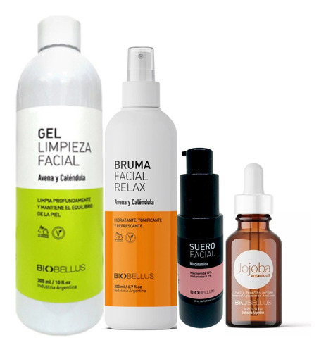 Skincare Facial Piel Sensible Rutina Hidratante Biobellus