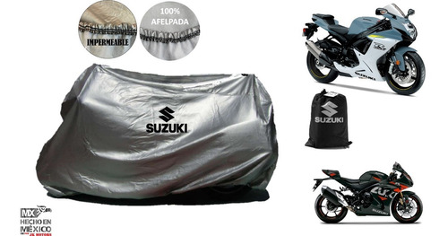 Funda Afelpada 100%impermeable Moto Suzuki Gsxr 150/750/1000
