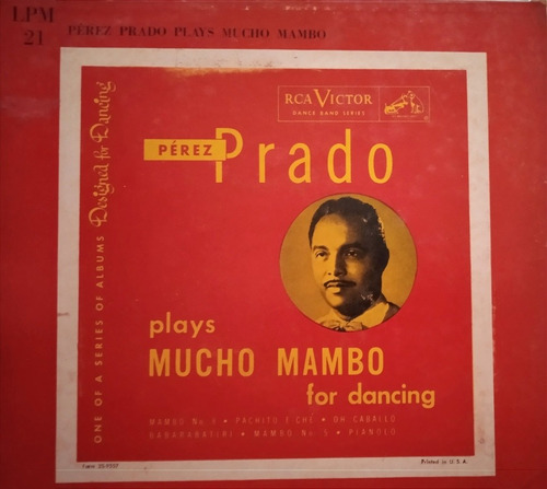 Lp Vinil 33 Usa Plays Mucho Mambo For Dancing / Pérez Prado