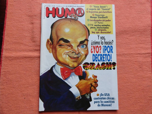 Revista Humor - Nro.302 - 1991 - Mempo Giardinelli