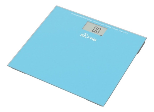 Imagen 1 de 2 de Balanza digital Silfab Turquoise BE212 turquesa, hasta 150 kg