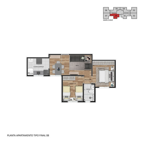 Apartamento - Nacional - Ref: 6850 - V-rb6850