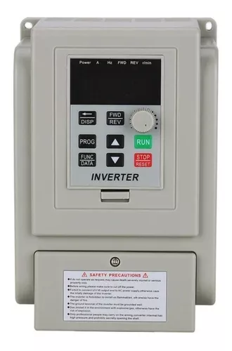 Drive Variador frecuencia motor trifásico 1Hp a 220V bifásica