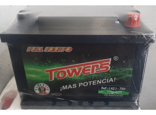 Batería Towers 750 Amperios Para Todo Tipo De Automóviles 