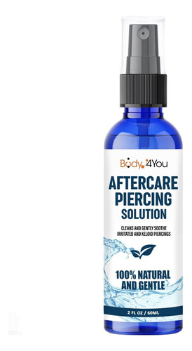 Bodyj4you Piercing Aftercare - Spray Limpiador Salino | Med.