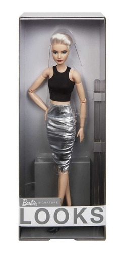 Imagem 6 de 6 de Barbie Signature Looks Cabelo Loiro Pixie - Mattel Ms