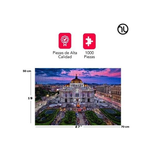 Mayoreo 10 Rompecabezas 1000 Pz Bellas Artes Premium