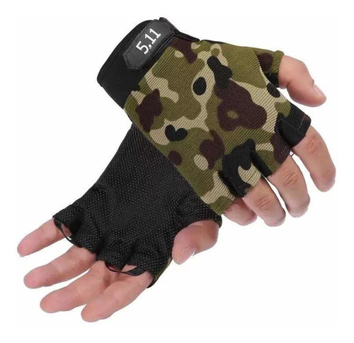 Guantes Tactico Gym C/abrojo Fuerzas Armadas Militar Policia