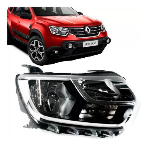 Optica Renault Duster Delantera Izquierda Con Led Original