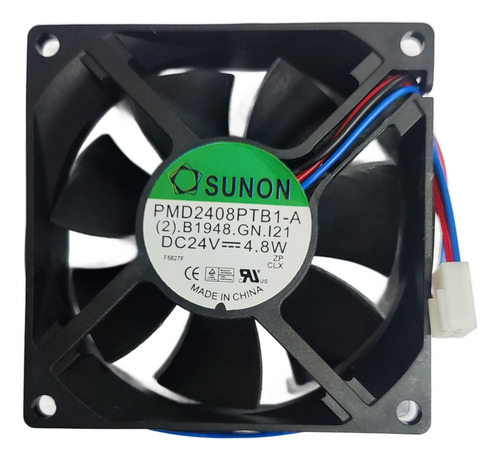 Cooler Pmd2408ptb1-a. 24v/4.8w/80x80x25/3 Fios