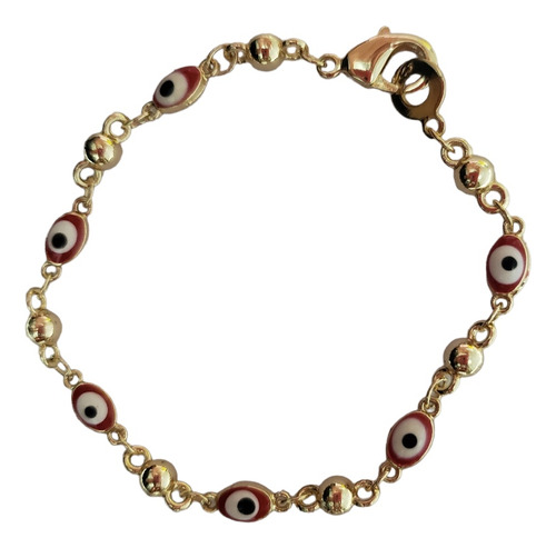 Pulsera De Protección Para Niños, Ojo Turco, 16 Cm Largo