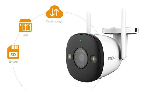 Imagen 2 de 3 de Cámara de seguridad Imou Bullet 2C con resolución de 4MP visión nocturna incluida blanca