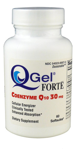 Q-gel® Forte (30 Mg Hydrosoluble Coq10 / 60 Geles Blandos)